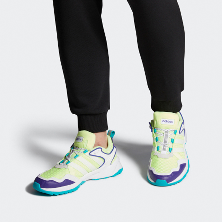 Мужские кроссовки adidas 20-20 FX Trail (бело-зеленые) — фото 6