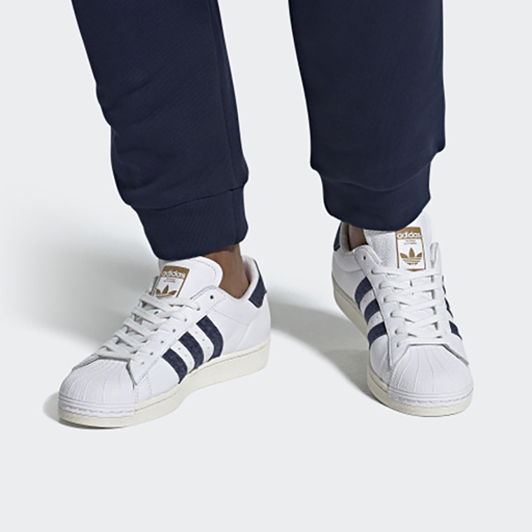 Кеды adidas originals Superstar (военно-морской синий) — фото 6