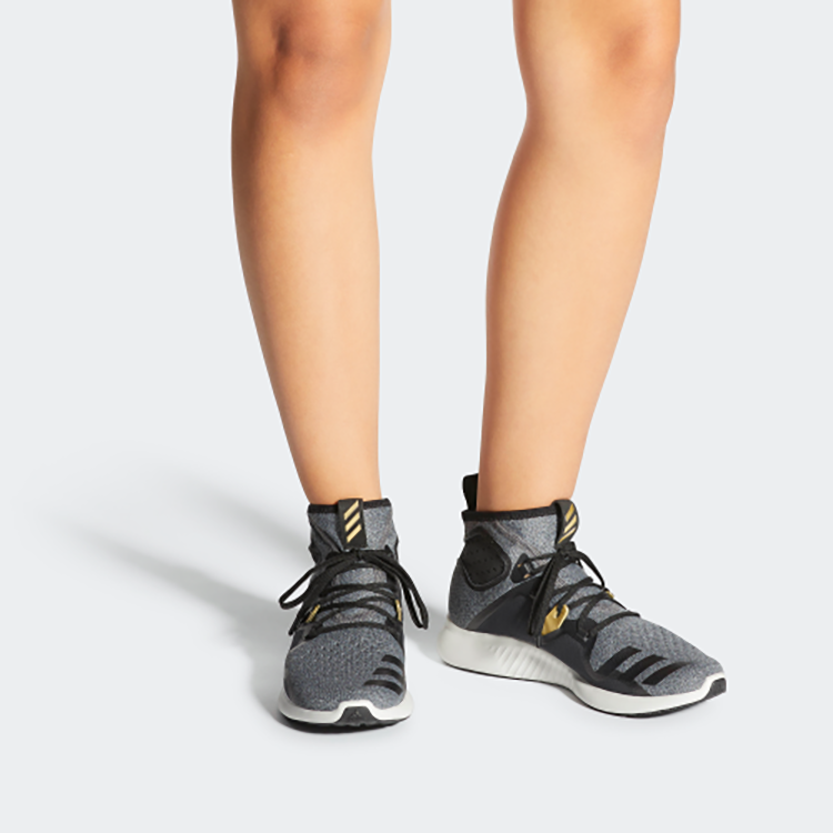Женские кроссовки adidas Edgebounce (черно-серые) — фото 7