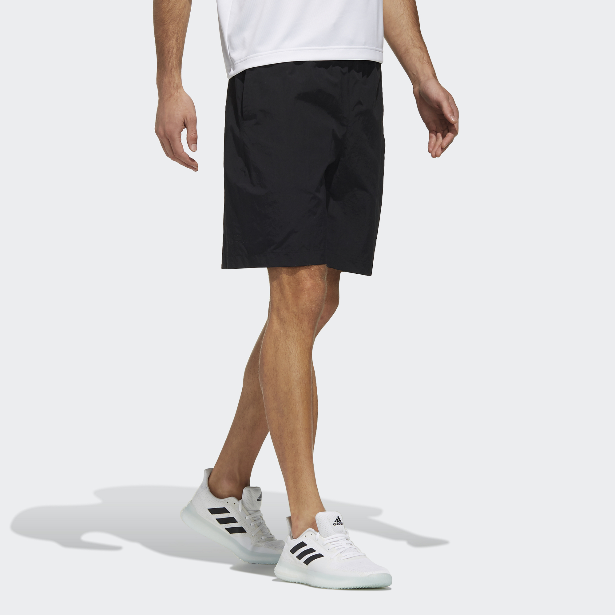 Мужские шорты adidas M Mh 3s Wv Sho (черные) — фото 5