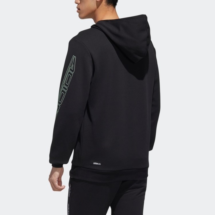 Мужское худи adidas neo M Egame Hoodie (черное) — фото 4