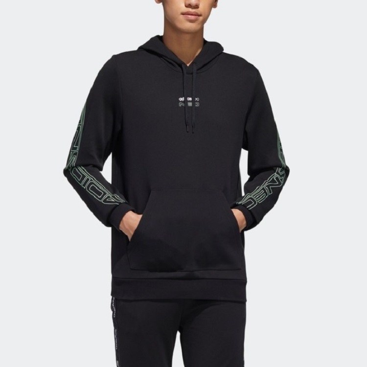 Мужское худи adidas neo M Egame Hoodie (черное) — фото 3
