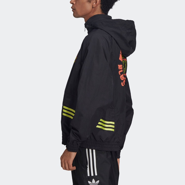 Мужская куртка adidas originals (черная) — фото 4