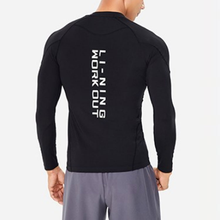 Li Ning Fitness Series Fitness Clothing Men’s Black Moderate