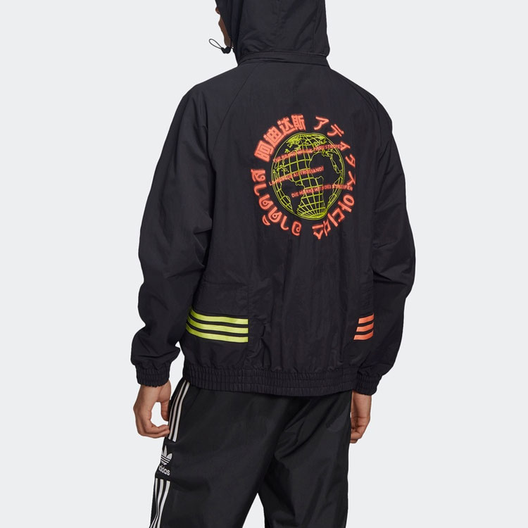 Мужская куртка adidas originals (черная) — фото 3