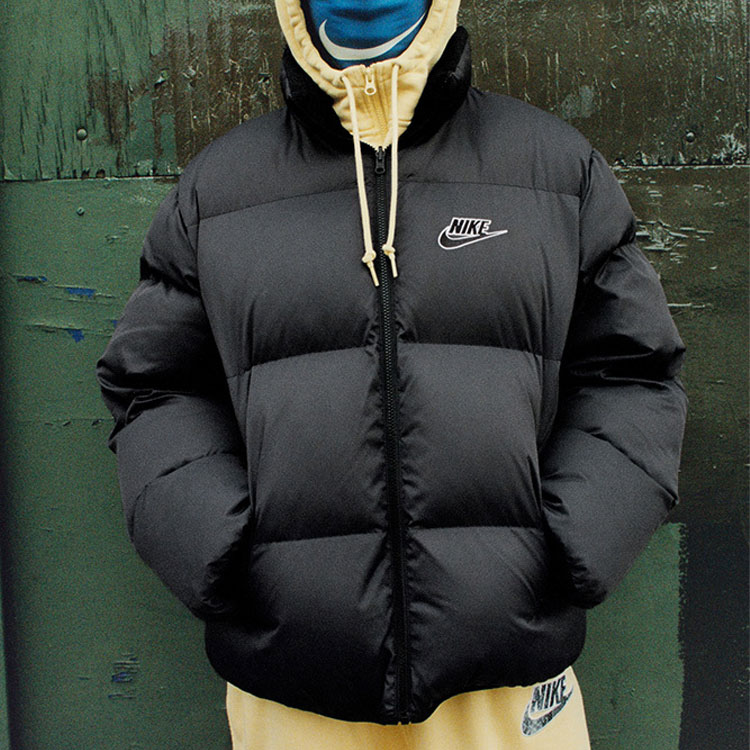 Куртка Supreme x nike reversible puffy jacket SS21 (мультиколор) — фото 12