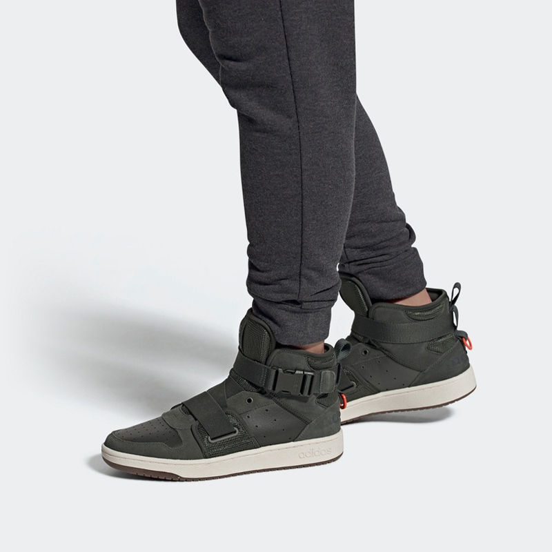 Мужские кроссовки adidas neo Hoops 2.0 Utx (зеленый) — Зелёный — фото 7