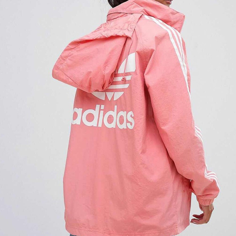Женская куртка adidas originals (розовая) — фото 5