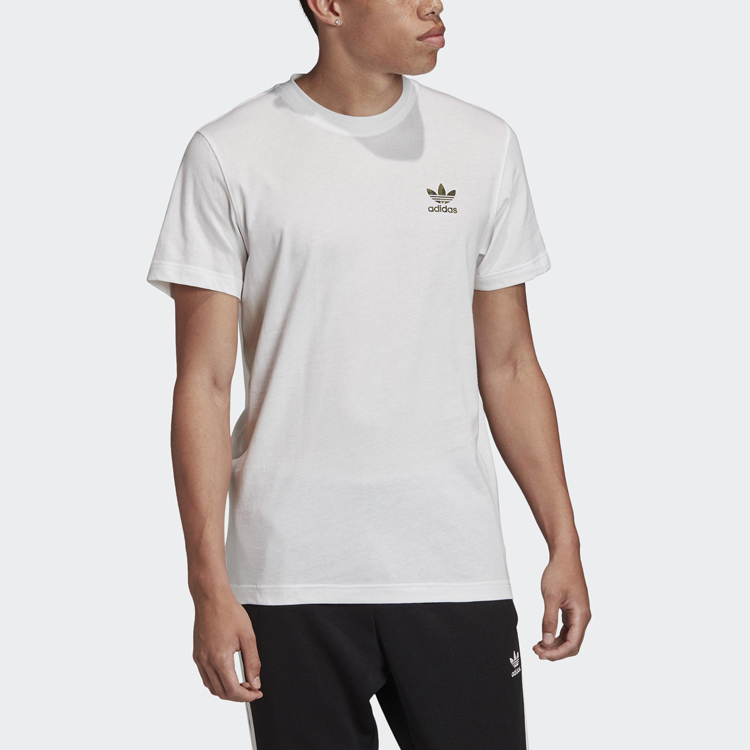 Мужская футболка adidas originals Logot (белая) — фото 3