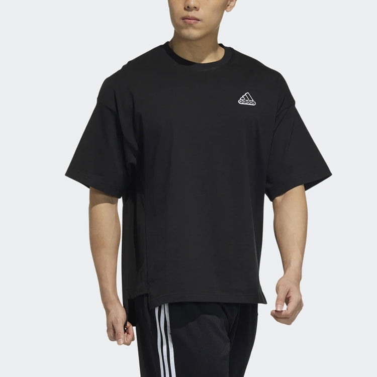 Мужская футболка adidas (черная) — фото 4