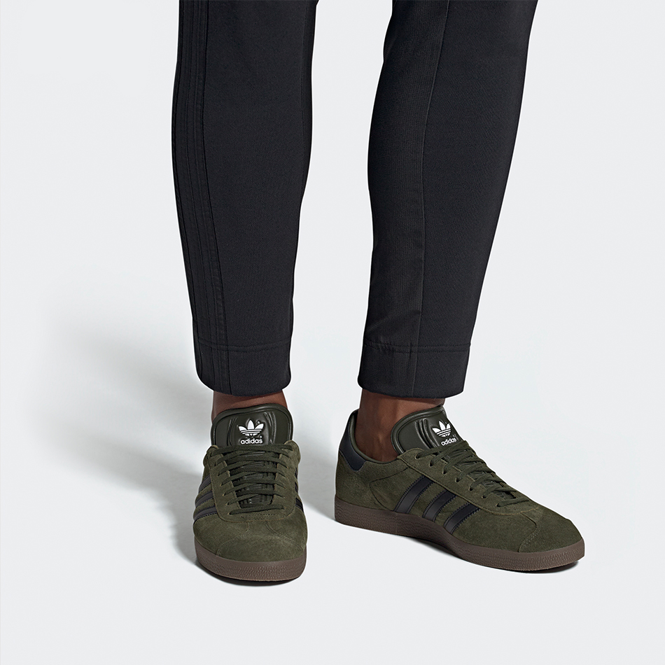 adidas originals Gazelle Green Black