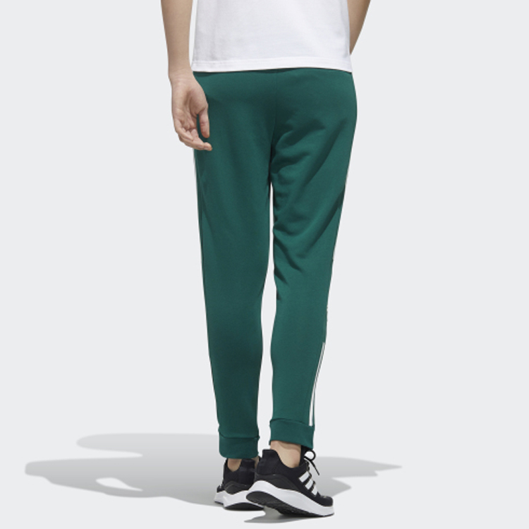 Мужские штаны adidas neo (зеленый) — фото 3