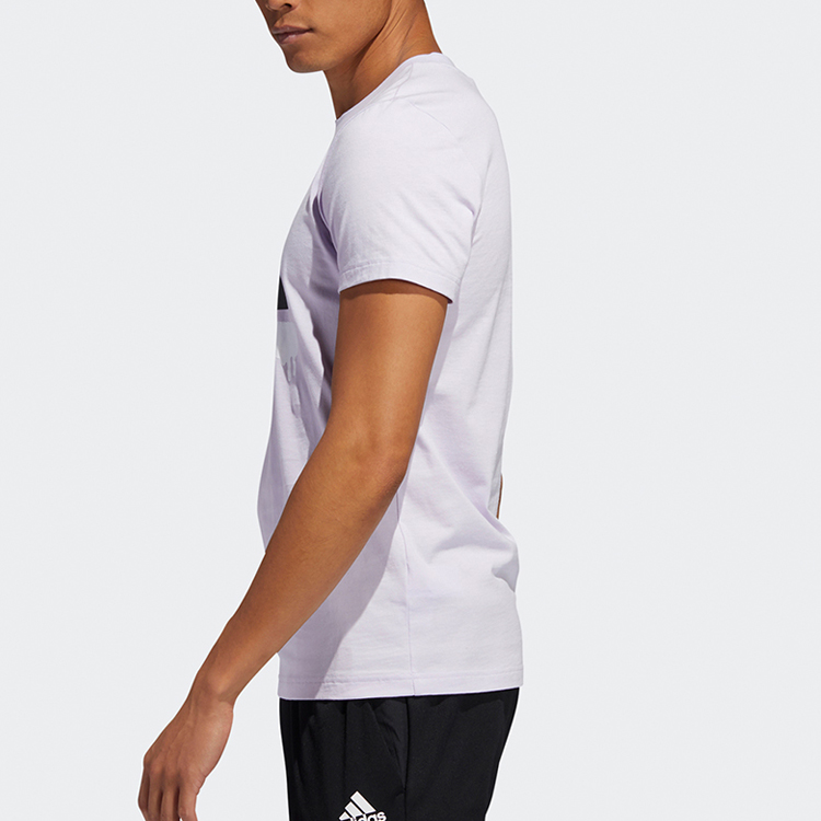 Мужская футболка adidas T (фиолетовая) — фото 4