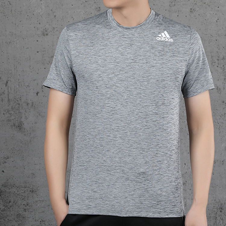 Мужская футболка adidas (серый) — фото 4