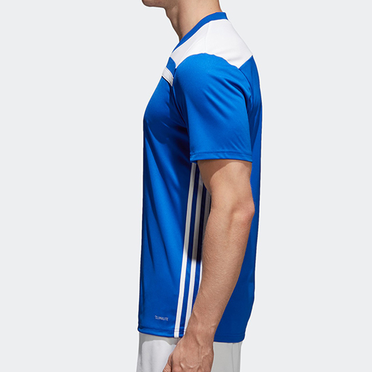 Мужская футболка adidas (синяя) — фото 5