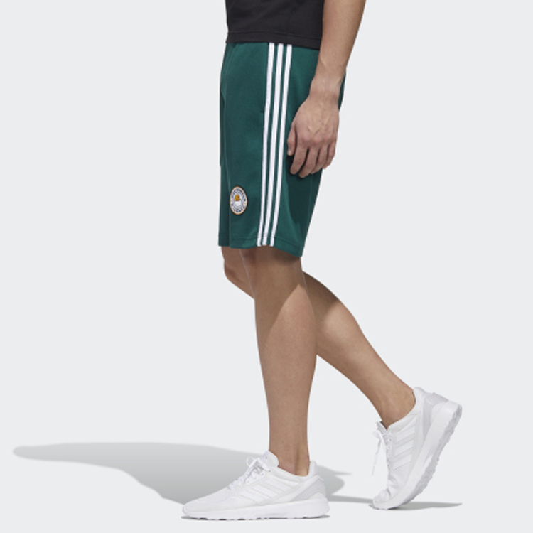 Мужские шорты adidas neo (зеленые) — фото 6