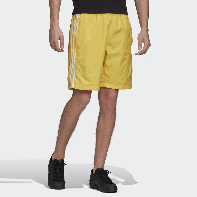 Мужские шорты adidas (желтые) — фото 4