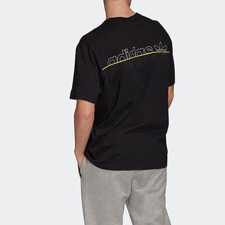 Мужская футболка adidas originals T (черная) — фото 2