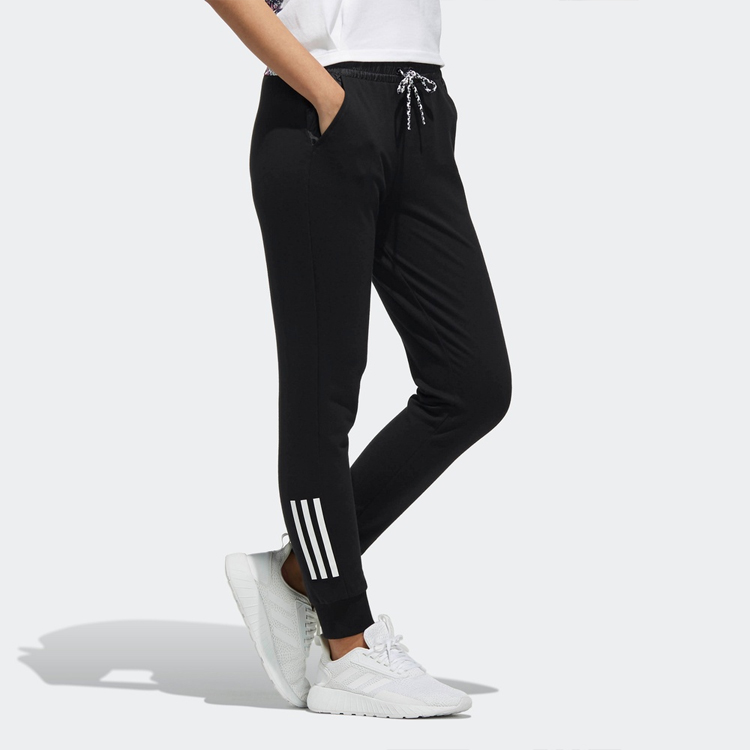 Женские брюки adidas neo (черные) — фото 3