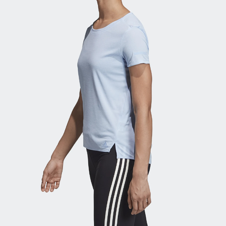 Женская футболка adidas (синяя) — фото 4