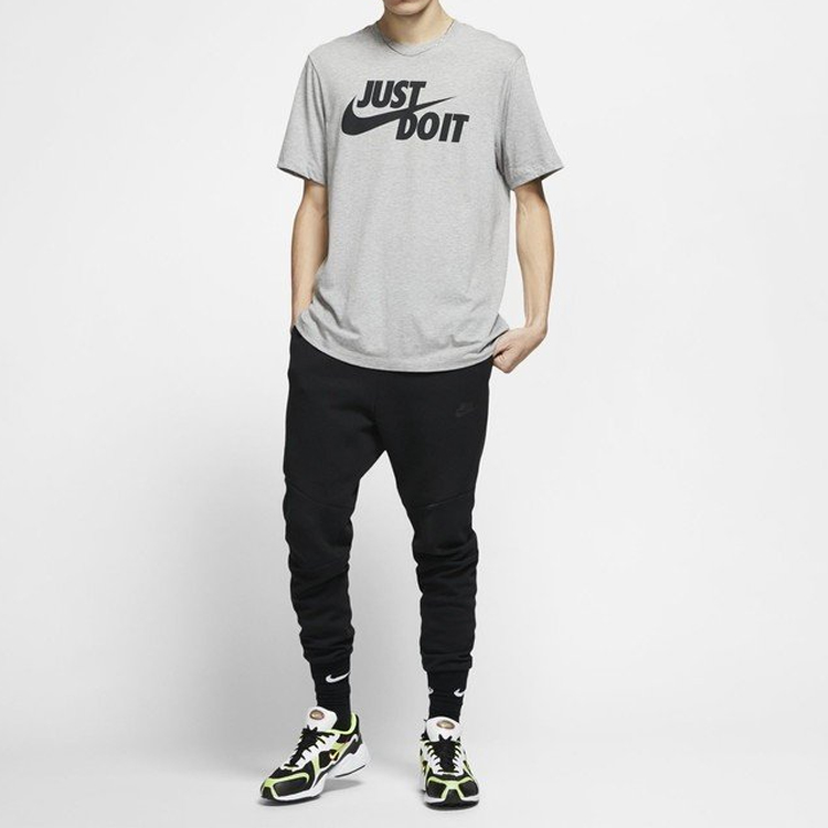 Мужская футболка Nike Sportswear JDI (темно-серая) — фото 4
