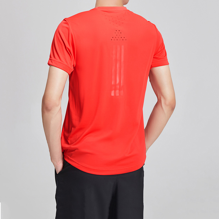 Мужская футболка adidas ClimaChill (красная) — фото 3