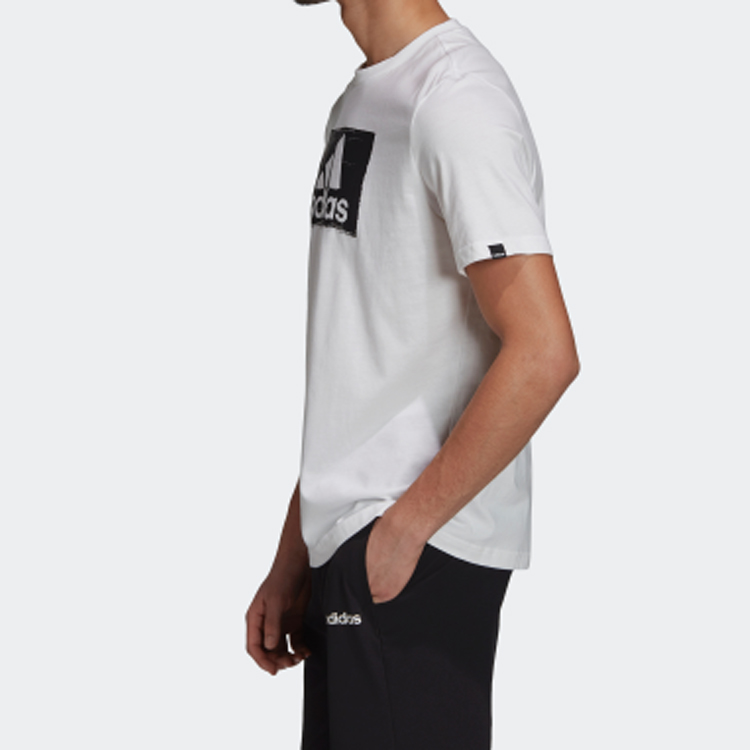 Мужская футболка adidas Brushstroke (белая) — фото 4