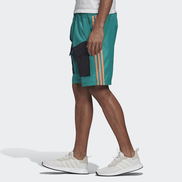 Мужские штаны adidas originals (зеленые) — фото 6