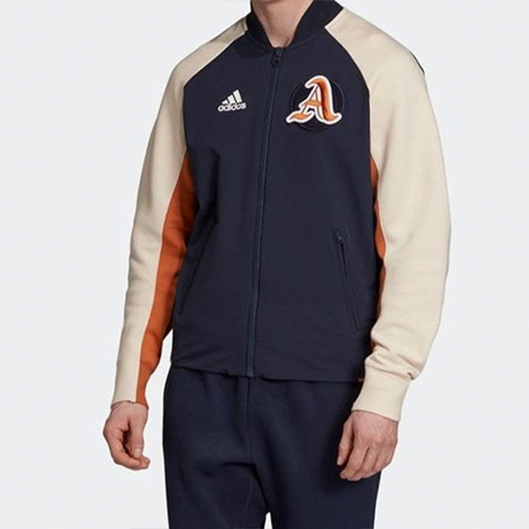 Мужская куртка adidas VRCT (темно-синяя) — фото 5