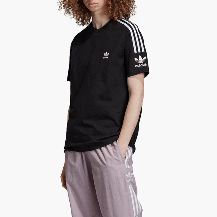 Мужская футболка adidas originals 3-Stripes Tee (черная) — фото 3