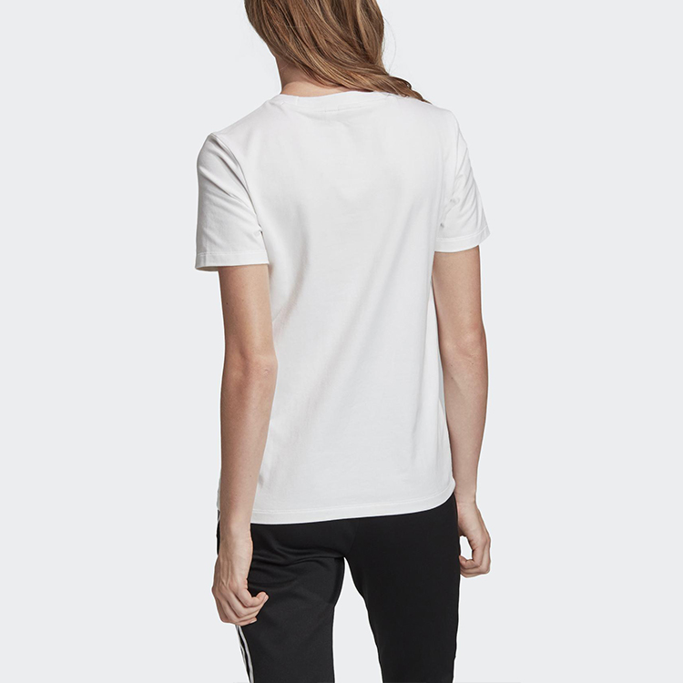 Женская футболка adidas originals Trefoil Tee (белая) — фото 4