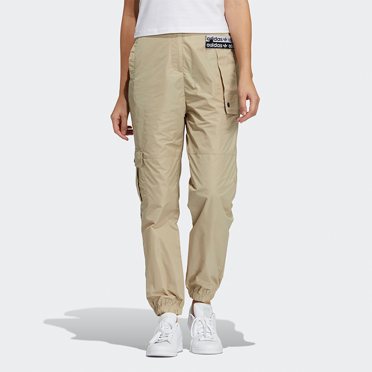 Женские штаны adidas originals Cargo Pants (коричневые) — фото 2