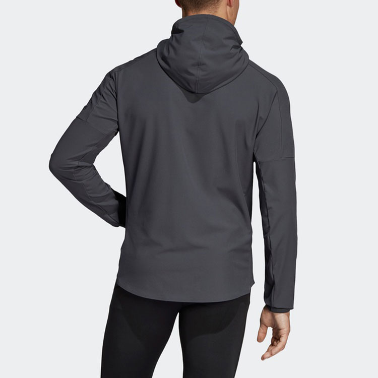 Мужская куртка adidas (серая) — фото 3