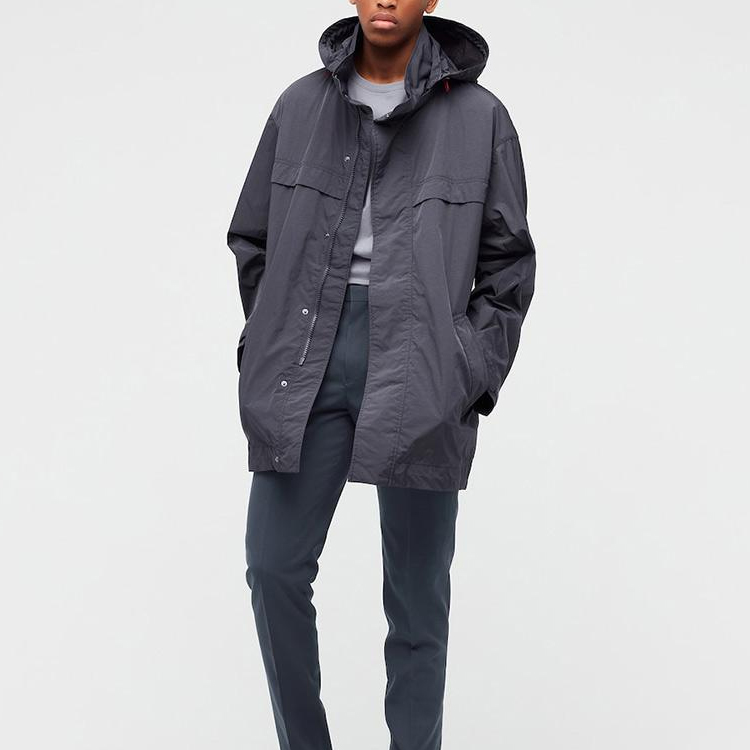 Мужское пальто UNIQLO x JIL SANDER Jil Sander (темно-серый) — фото 2