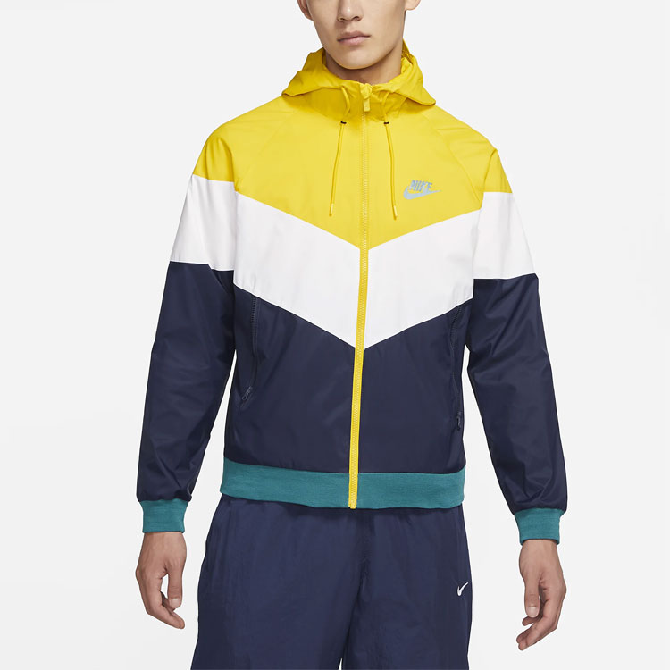 Мужская куртка Nike Sportswear Windrunner (желтая) — фото 4