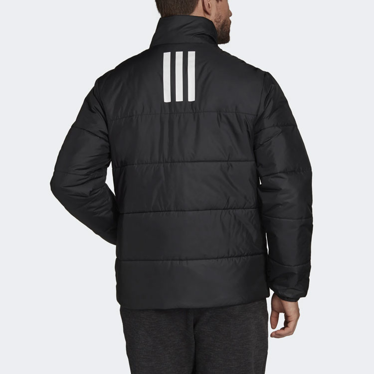 Мужская куртка adidas 3-Stripes (черная) — фото 5