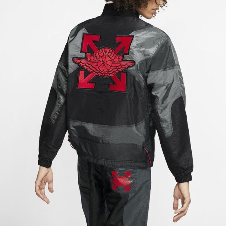 Куртка Jordan OFF-WHITE (черная) — фото 4