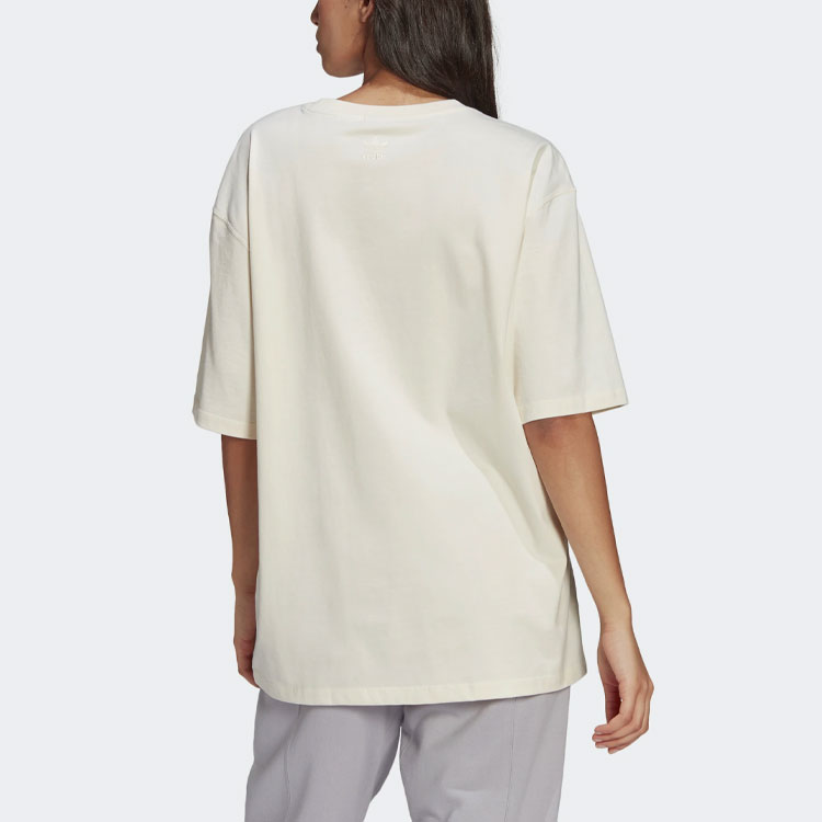 Женская футболка adidas originals T (молочно-белая) — фото 3