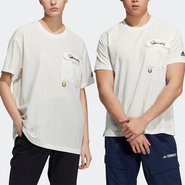 Футболка adidas Gw Ss Tee (белая) — фото 2