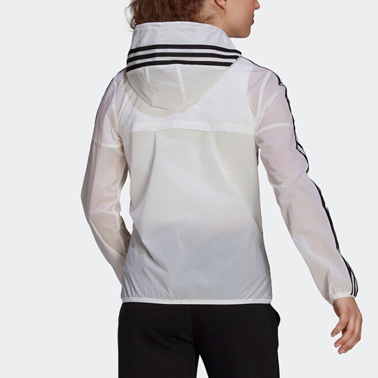 Женская куртка adidas Windbreaker W Wb (белая) — фото 3