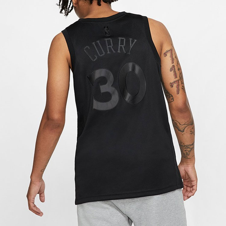 Мужская футболка Nike NBA Connected Jersey (черная) — фото 5