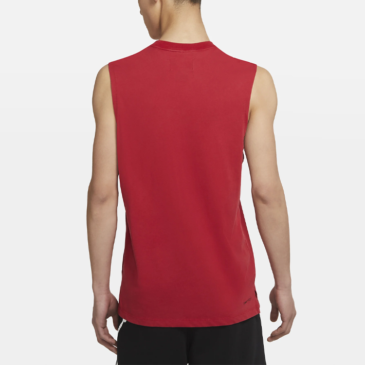 Мужские футболка Jordan DRI-FIT T (красный) — фото 4