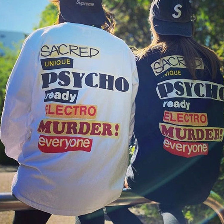 Футболка Supreme Sacred Unique L/S (черная) — фото 4