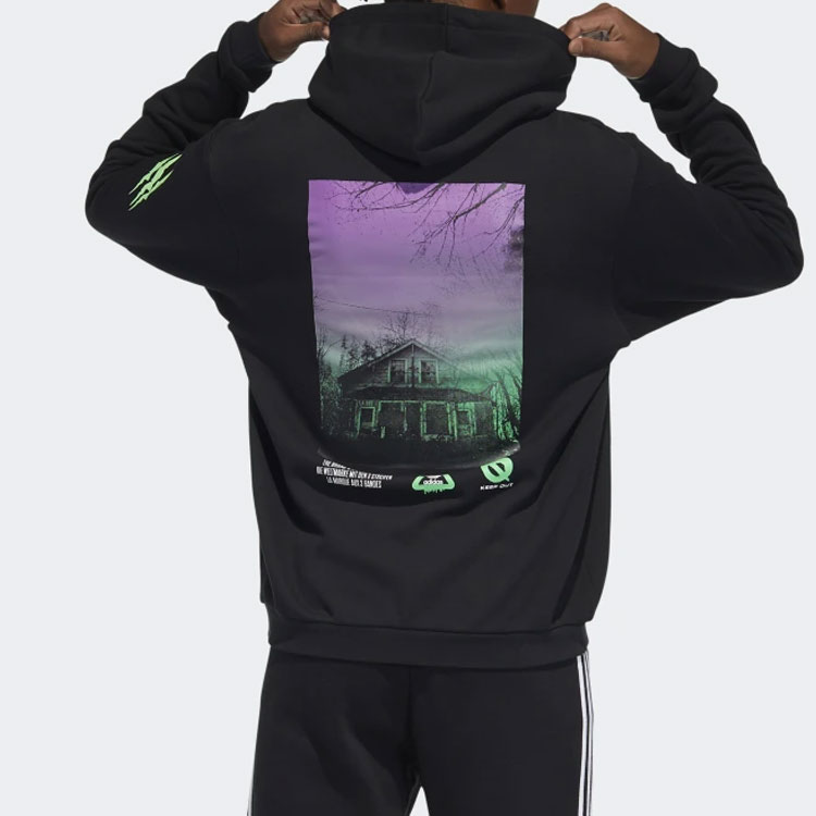 Мужское худи adidas Originals Halloween Limited (черное) — фото 5