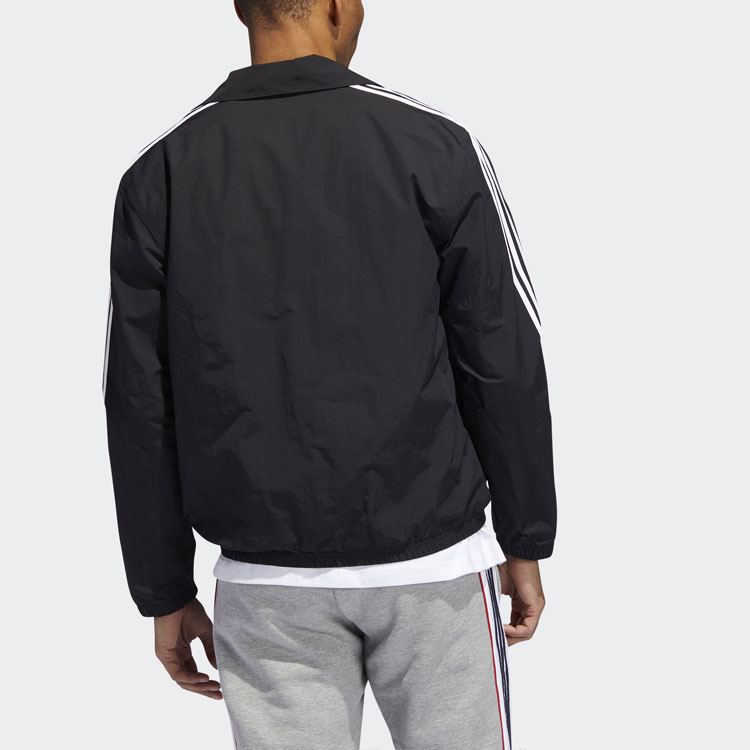 Мужская куртка adidas originals Trefoil (синий) — фото 5