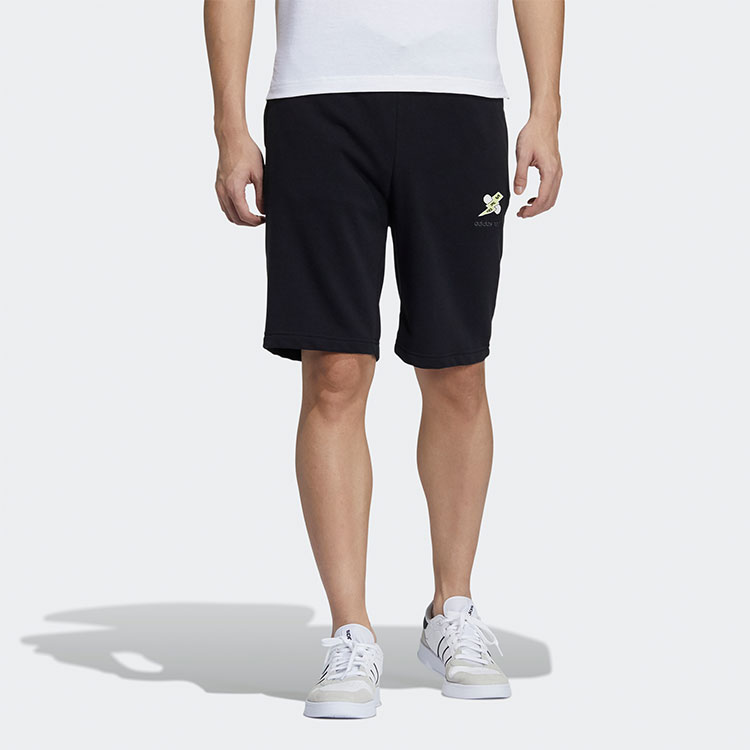 Мужские шорты adidas neo (черные) — фото 4