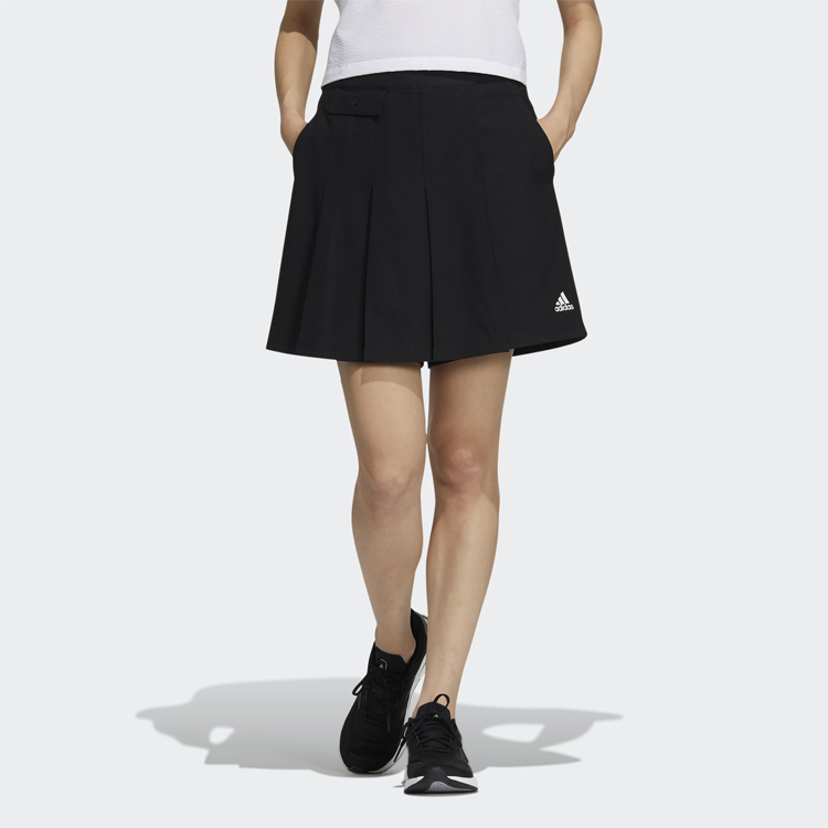 Женские шорты adidas Tech Shorts Wv (черный) — фото 2