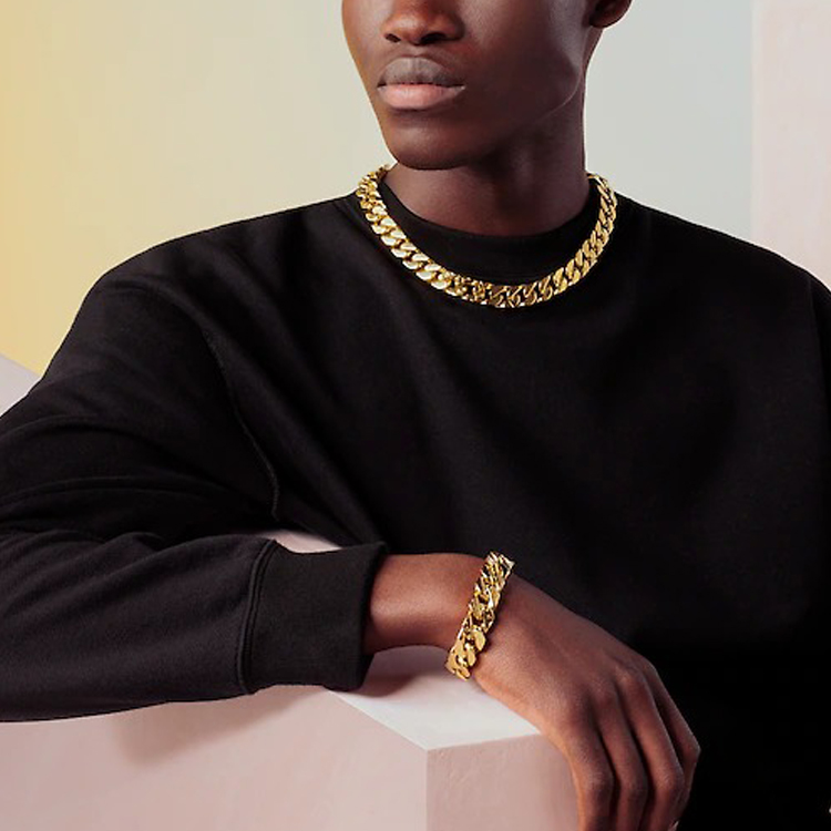 Браслет Louis Vuitton Chain Links (золотой) — фото 6