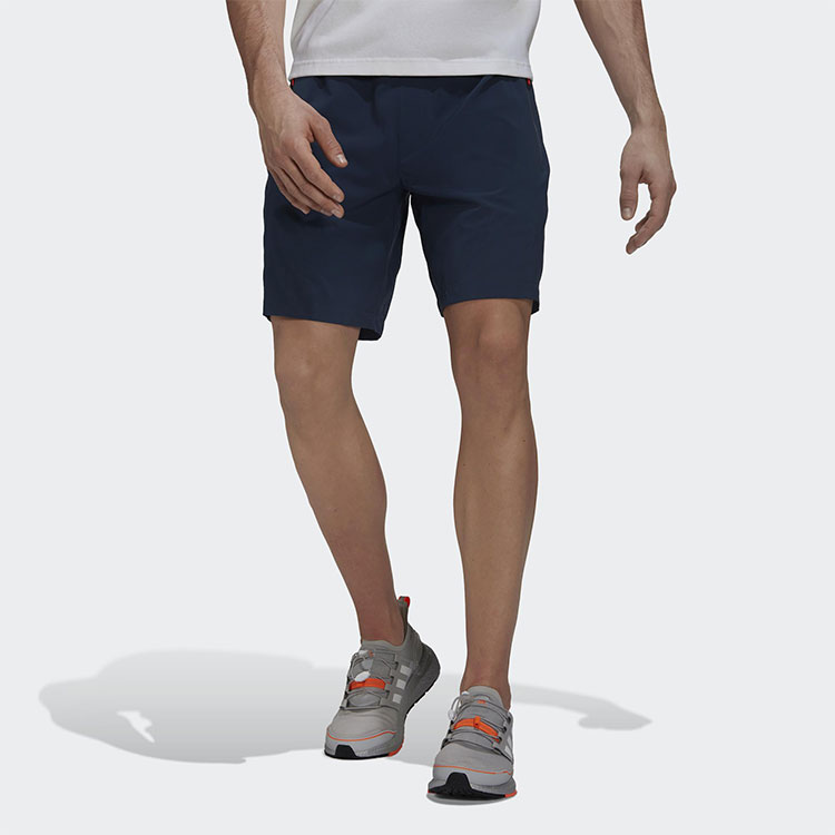 Мужские шорты adidas Th Short Wv Id (темно-синий) — фото 2