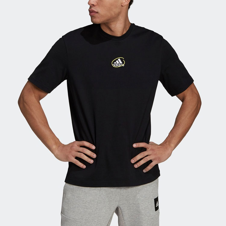 Мужская футболка adidas Scribble Tee M (черная) — фото 2